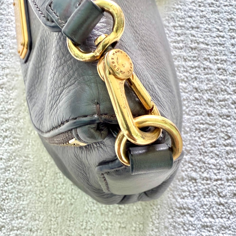 MARC JACOBS | Taupe Leather Shoulder Crossbody Bag - Picture 9 of 9